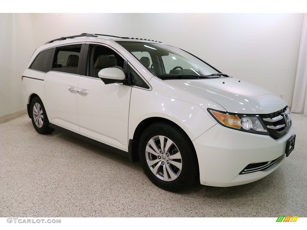 2015 Odyssey EX-L - White Diamond Pearl / Beige photo #1