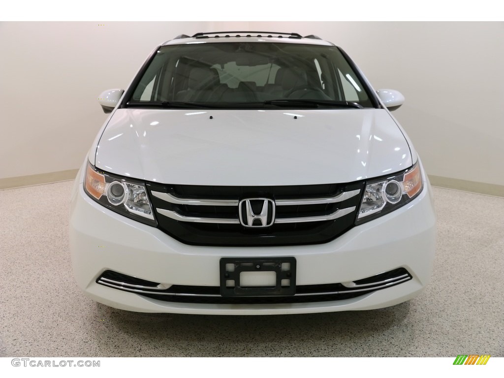 2015 Odyssey EX-L - White Diamond Pearl / Beige photo #2