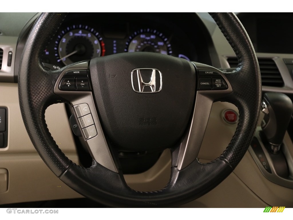 2015 Odyssey EX-L - White Diamond Pearl / Beige photo #7