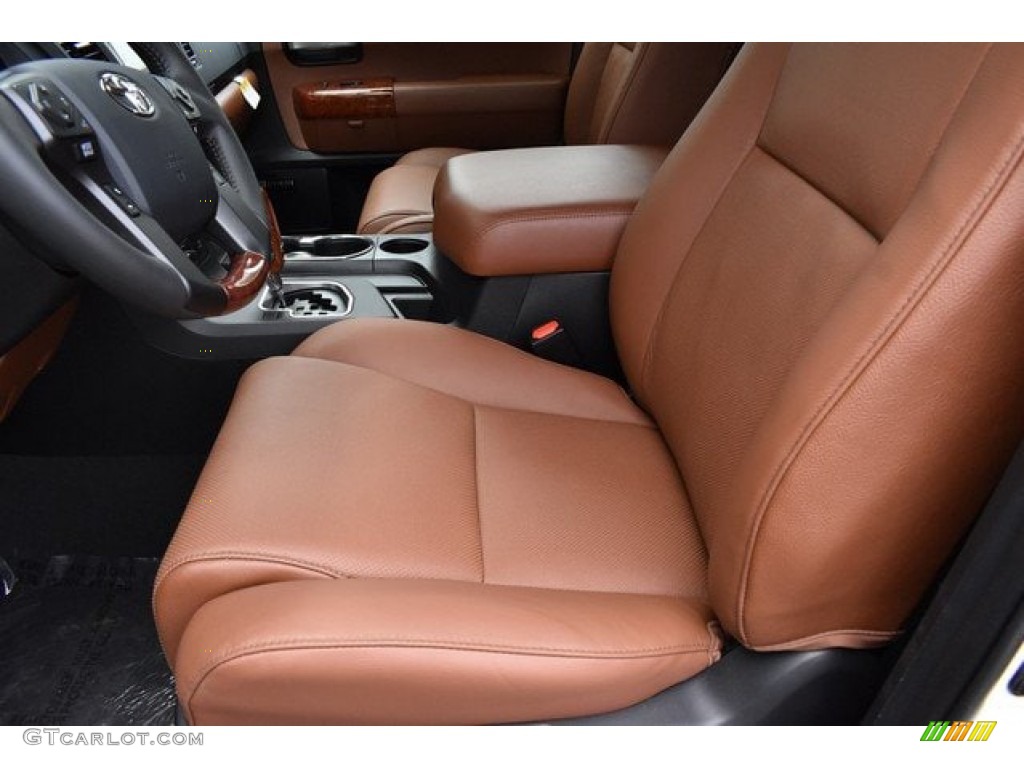 Red Rock Interior 2019 Toyota Sequoia Platinum 4x4 Photo #132924642