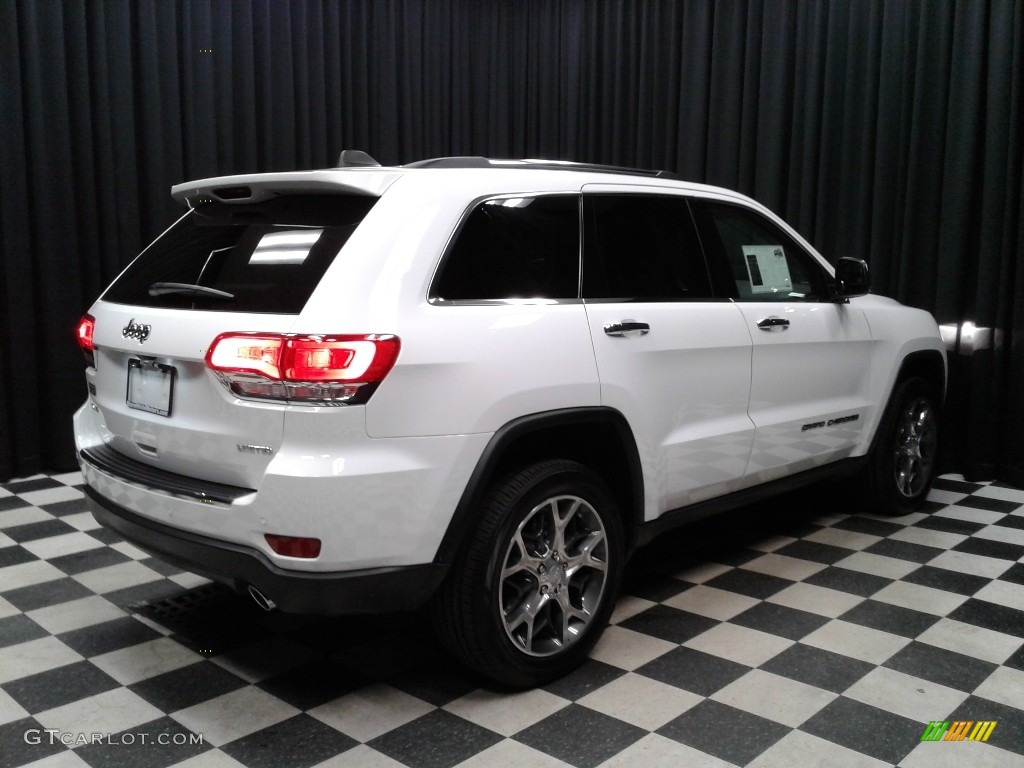 2019 Grand Cherokee Limited 4x4 - Bright White / Light Frost Beige/Black photo #6
