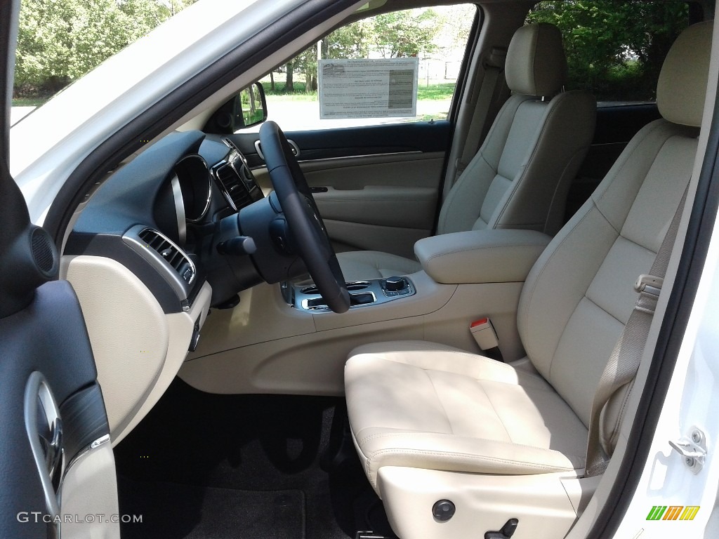 2019 Grand Cherokee Limited 4x4 - Bright White / Light Frost Beige/Black photo #10