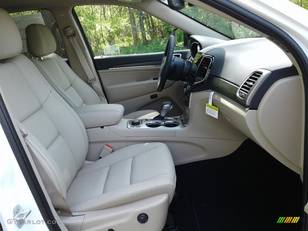 2019 Grand Cherokee Limited 4x4 - Bright White / Light Frost Beige/Black photo #16