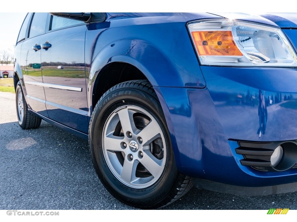 2010 Grand Caravan SXT - Deep Water Blue Pearl Coat / Dark Slate Gray/Light Shale photo #2