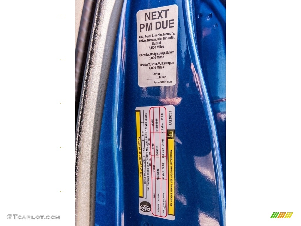 2010 Grand Caravan SXT - Deep Water Blue Pearl Coat / Dark Slate Gray/Light Shale photo #37