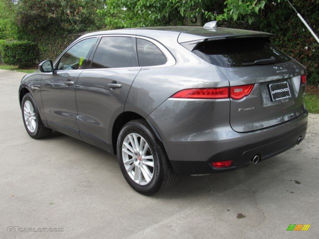 2017 F-PACE 35t AWD Prestige - Ammonite Grey / Latte w/Espresso photo #2