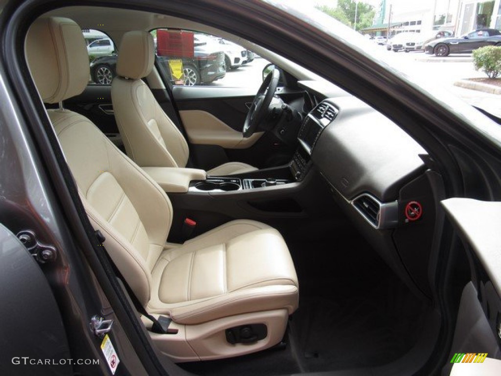 2017 F-PACE 35t AWD Prestige - Ammonite Grey / Latte w/Espresso photo #3