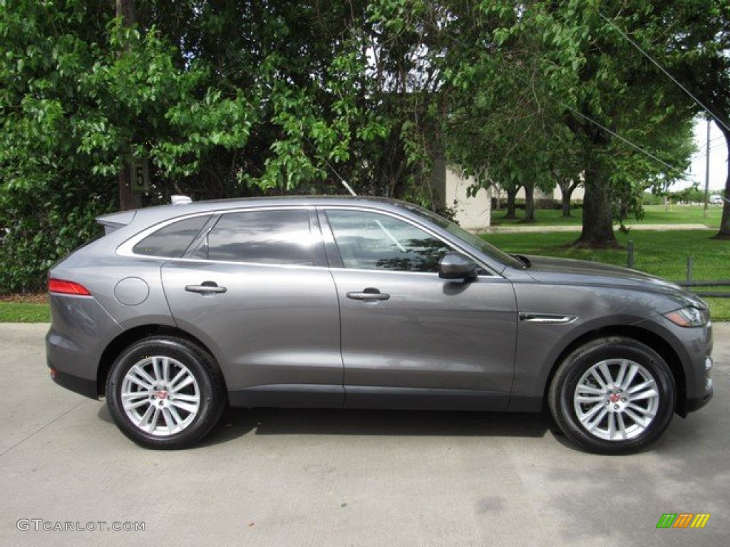 2017 F-PACE 35t AWD Prestige - Ammonite Grey / Latte w/Espresso photo #7