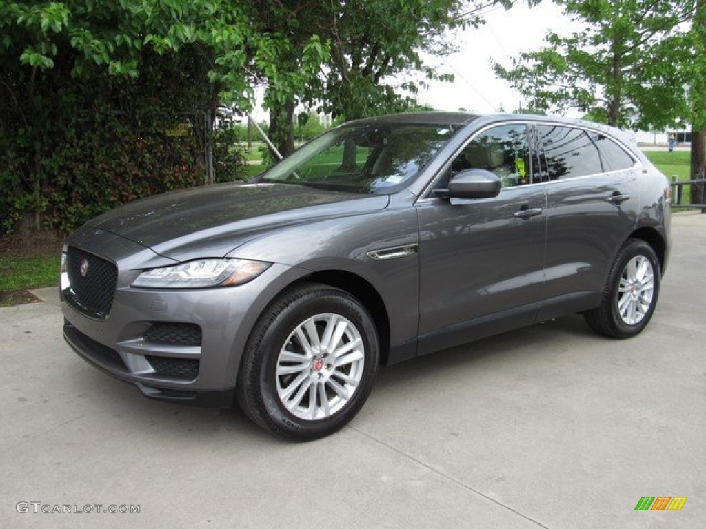 2017 F-PACE 35t AWD Prestige - Ammonite Grey / Latte w/Espresso photo #12