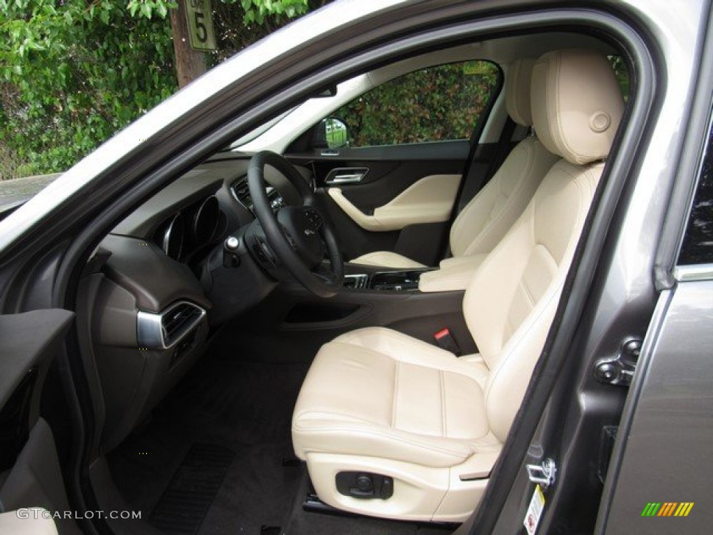 2017 F-PACE 35t AWD Prestige - Ammonite Grey / Latte w/Espresso photo #14