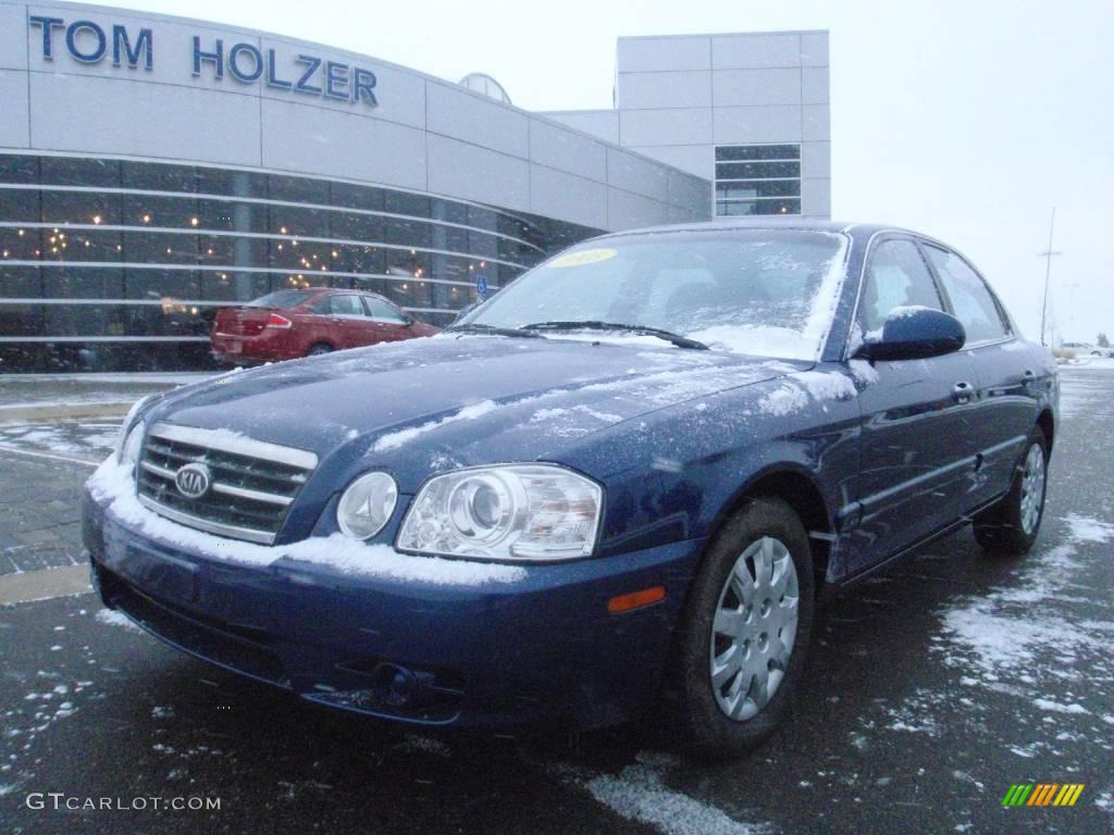 2005 Optima LX - Imperial Blue / Gray photo #1