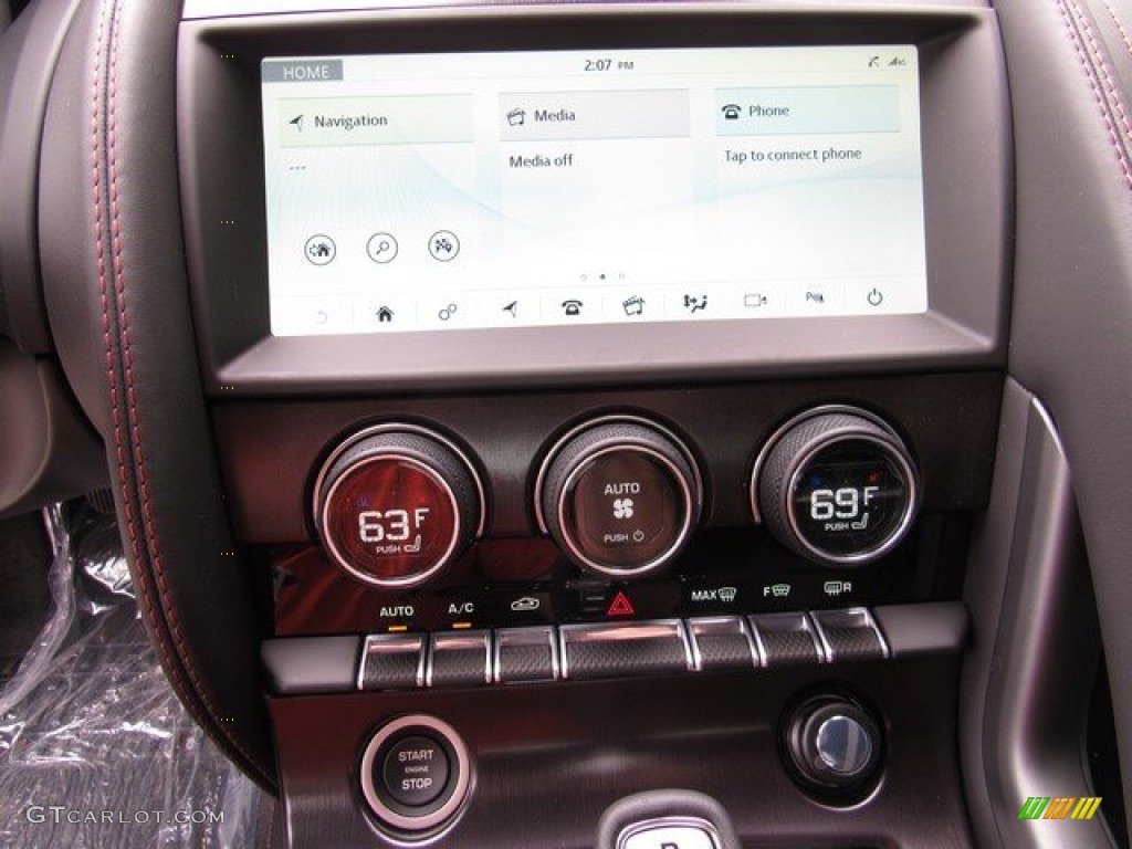 2020 Jaguar F-TYPE Checkered Flag Convertible Controls Photos
