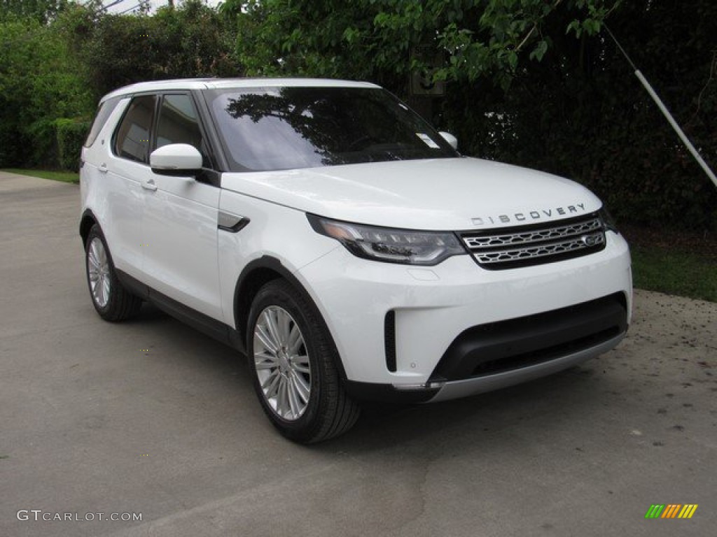 Fuji White 2019 Land Rover Discovery HSE Luxury Exterior Photo #132931974