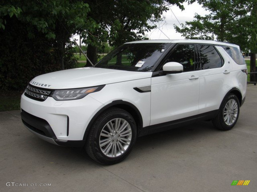 Fuji White 2019 Land Rover Discovery HSE Luxury Exterior Photo #132932052