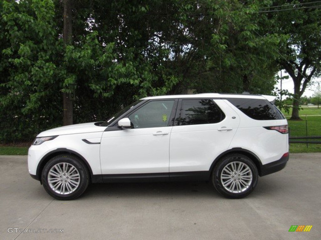 Fuji White 2019 Land Rover Discovery HSE Luxury Exterior Photo #132932058