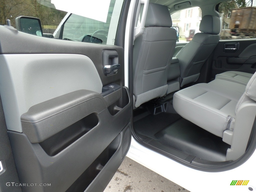 2019 Silverado 3500HD Work Truck Crew Cab 4x4 - Summit White / Dark Ash/Jet Black photo #32