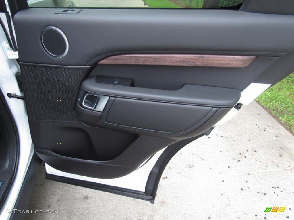 2019 Land Rover Discovery HSE Luxury Ebony Door Panel Photo #132932187