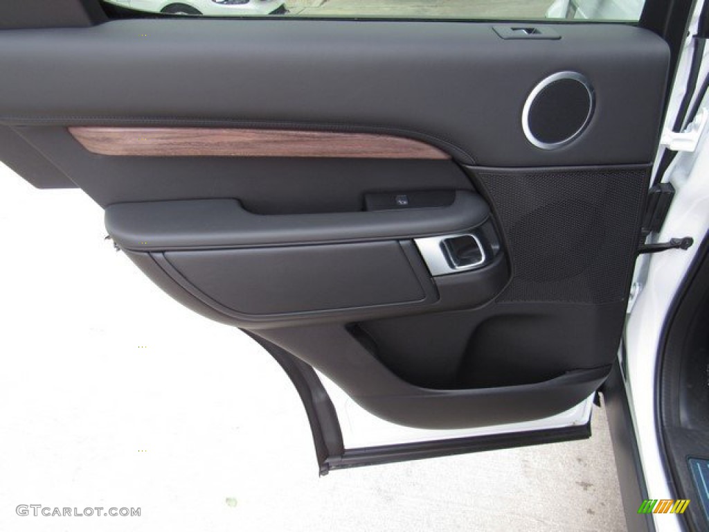 2019 Land Rover Discovery HSE Luxury Ebony Door Panel Photo #132932199