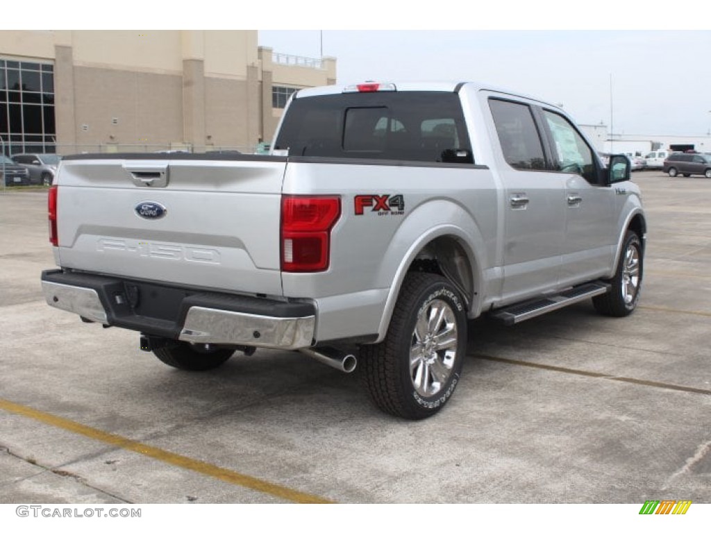 2019 F150 Lariat SuperCrew 4x4 - Ingot Silver / Black photo #8