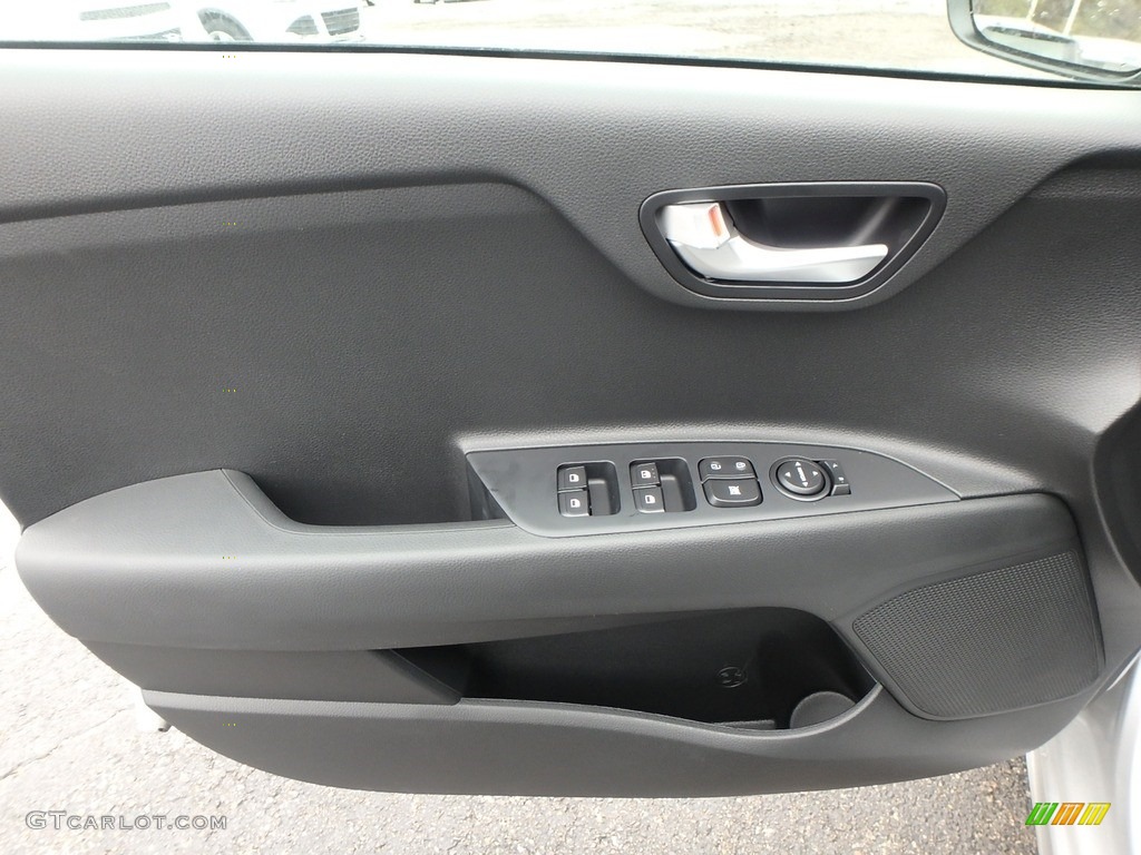 2019 Kia Rio S 5 Door Black Door Panel Photo #132938069