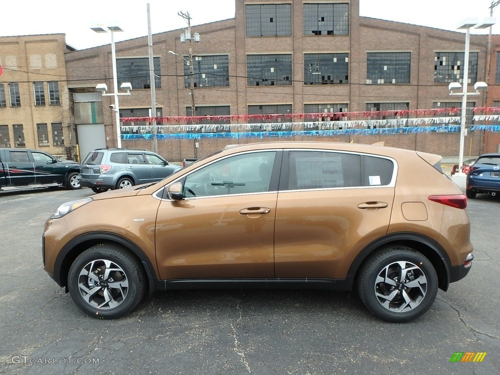 Burnished Copper 2020 Kia Sportage LX AWD Exterior Photo #132938396