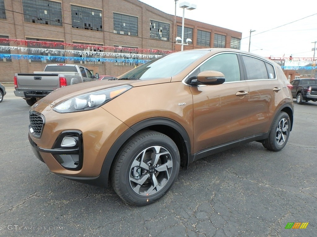 Burnished Copper 2020 Kia Sportage LX AWD Exterior Photo #132938420