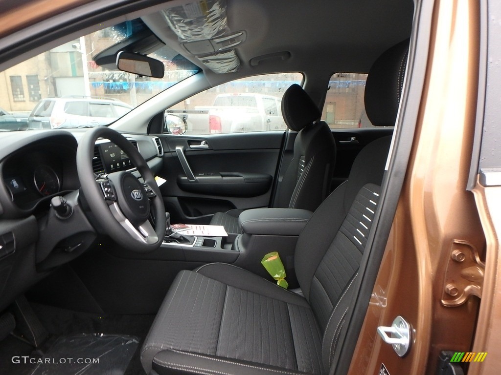 Black Interior 2020 Kia Sportage LX AWD Photo #132938540