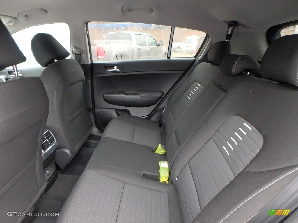 Black Interior 2020 Kia Sportage LX AWD Photo #132938558
