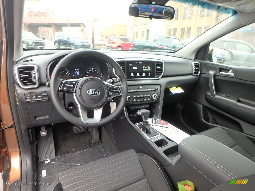 Black Interior 2020 Kia Sportage LX AWD Photo #132938585