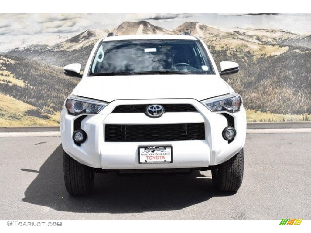 2019 4Runner SR5 Premium 4x4 - Super White / Black photo #2