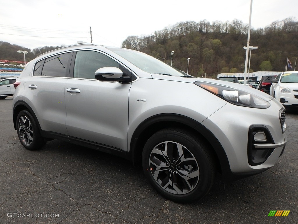 Sparkling Silver 2020 Kia Sportage EX AWD Exterior Photo #132939092