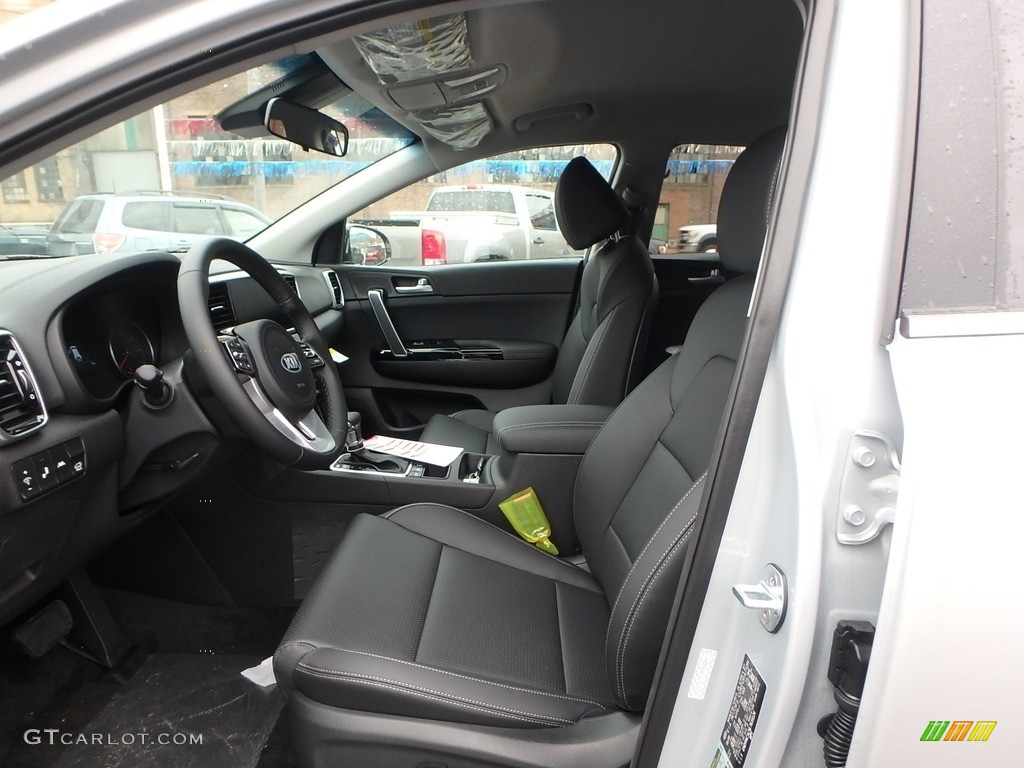 Black Interior 2020 Kia Sportage EX AWD Photo #132939152