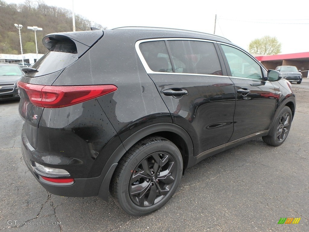 Black Cherry 2020 Kia Sportage S AWD Exterior Photo #132939425