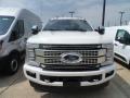 2019 White Platinum Ford F350 Super Duty Platinum Crew Cab 4x4  photo #2