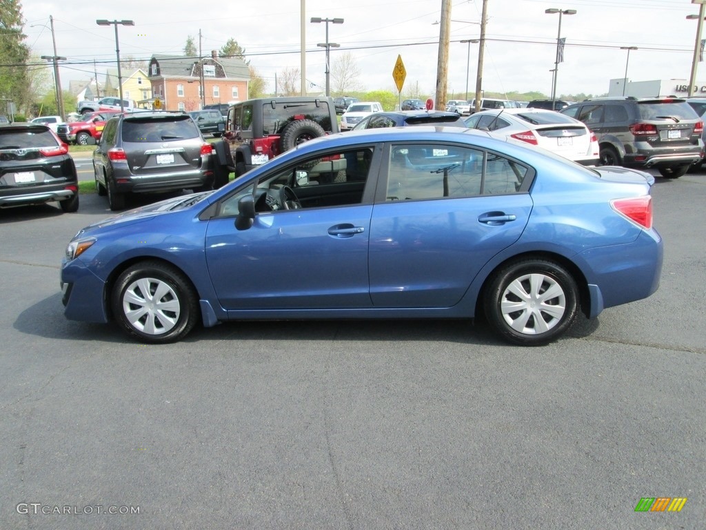 2016 Impreza 2.0i 4-door - Quartz Blue Pearl / Black photo #9