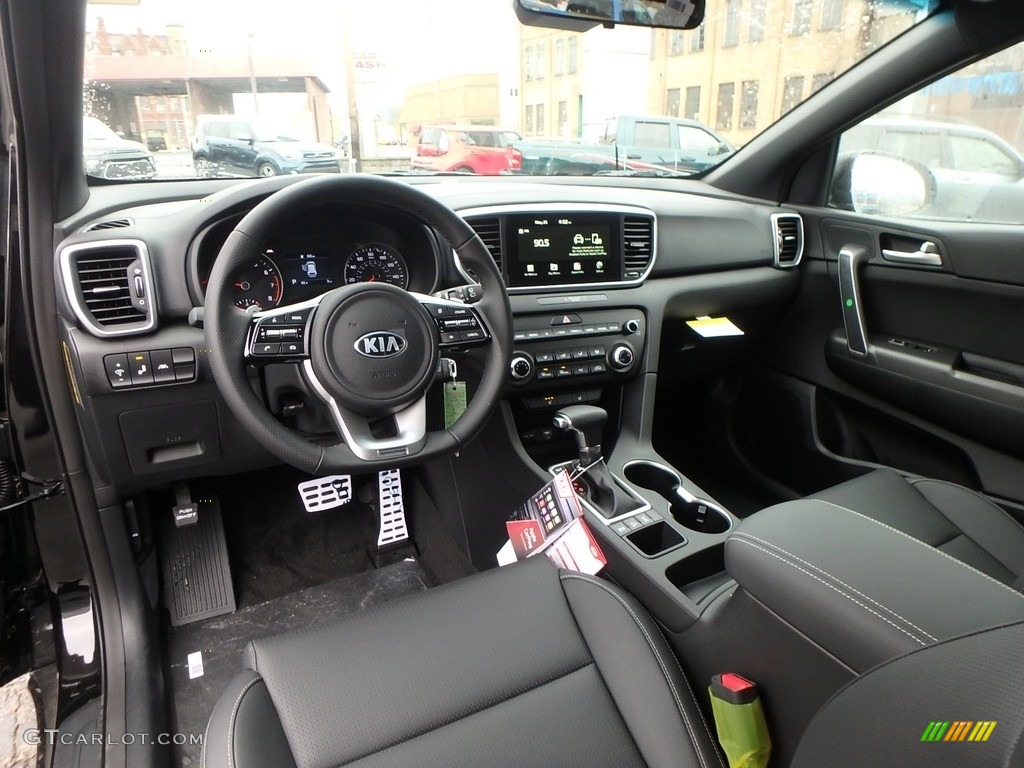 Black Interior 2020 Kia Sportage S AWD Photo #132939740