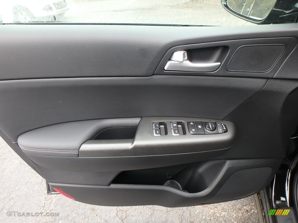 2020 Kia Sportage S AWD Black Door Panel Photo #132939755