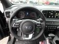 Black 2020 Kia Sportage S AWD Steering Wheel