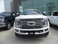 White Platinum Metallic Tri-Coat - F450 Super Duty Platinum Crew Cab 4x4 Photo No. 2