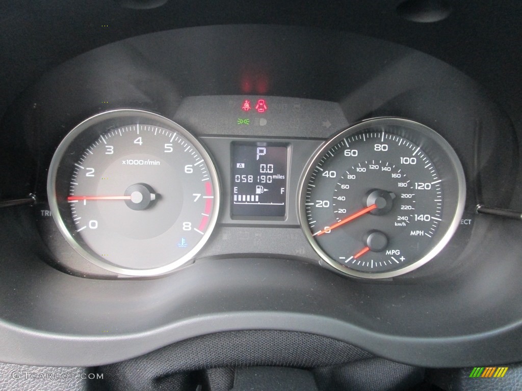 2016 Impreza 2.0i 4-door - Quartz Blue Pearl / Black photo #27