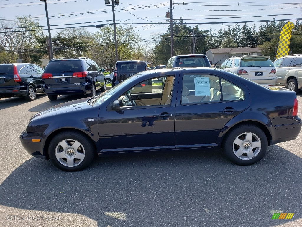 2000 Jetta GLS Sedan - Atlantic Blue Pearl / Beige photo #4
