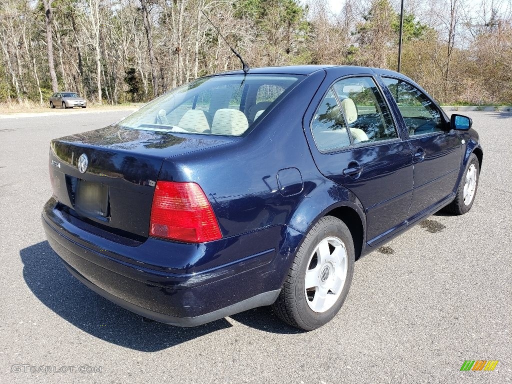 2000 Jetta GLS Sedan - Atlantic Blue Pearl / Beige photo #7
