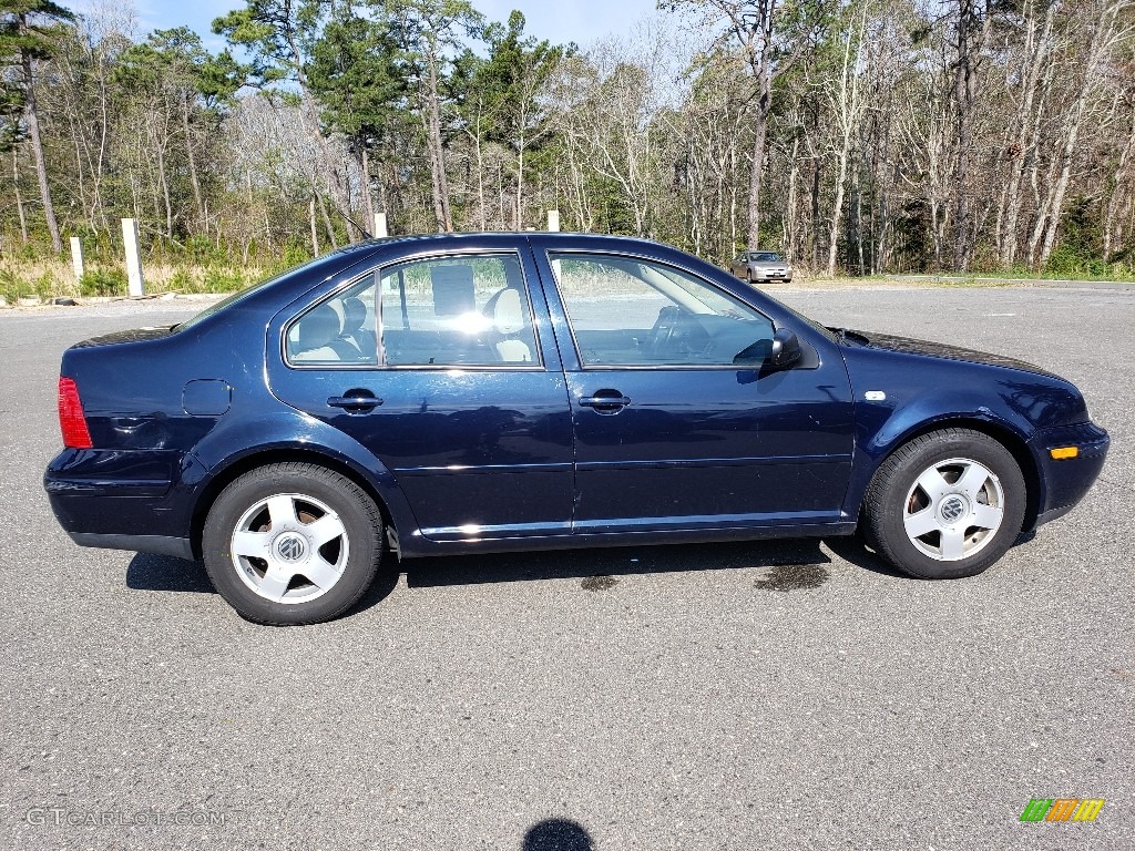 2000 Jetta GLS Sedan - Atlantic Blue Pearl / Beige photo #8