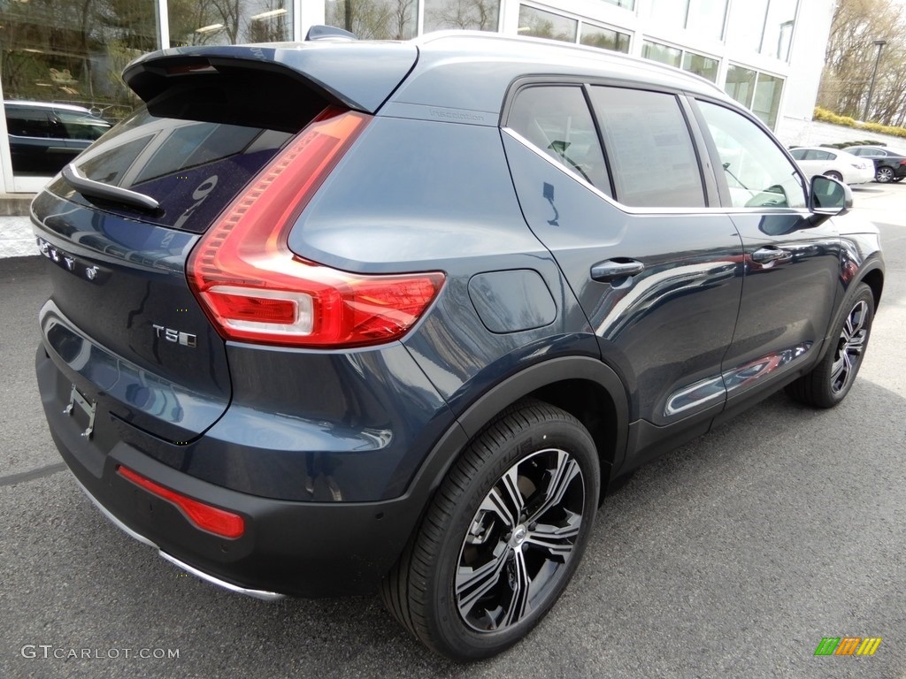 2019 XC40 T5 Inscription AWD - Denim Blue Metallic / Blond photo #2
