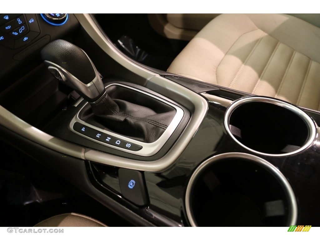 2014 Fusion SE - Deep Impact Blue / Dune photo #14