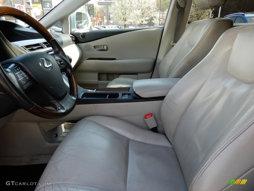 2010 RX 350 AWD - Cerulean Blue Metallic / Light Gray/Espresso Birds-Eye Maple photo #6