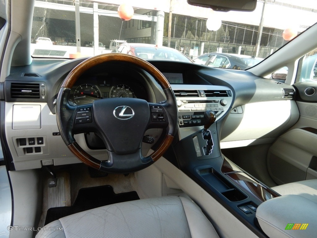 2010 RX 350 AWD - Cerulean Blue Metallic / Light Gray/Espresso Birds-Eye Maple photo #8