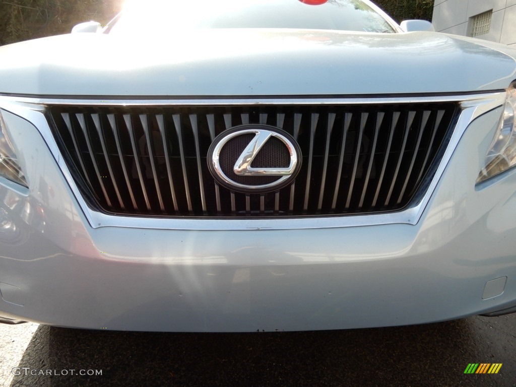 2010 RX 350 AWD - Cerulean Blue Metallic / Light Gray/Espresso Birds-Eye Maple photo #13