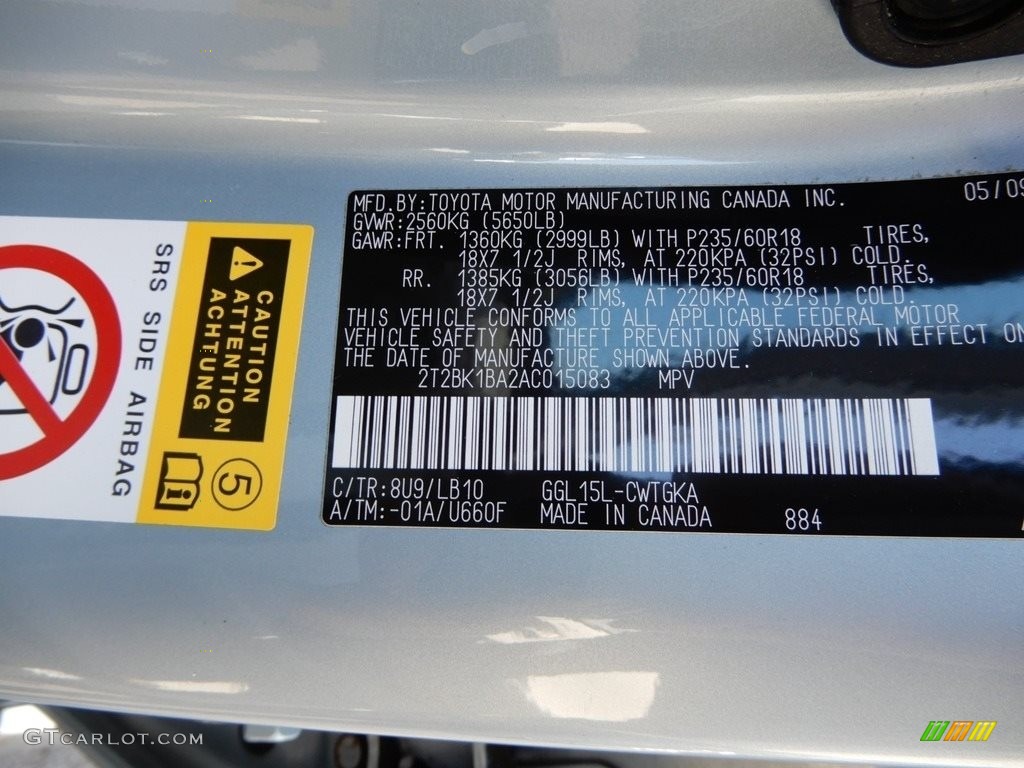 2010 RX 350 AWD - Cerulean Blue Metallic / Light Gray/Espresso Birds-Eye Maple photo #27