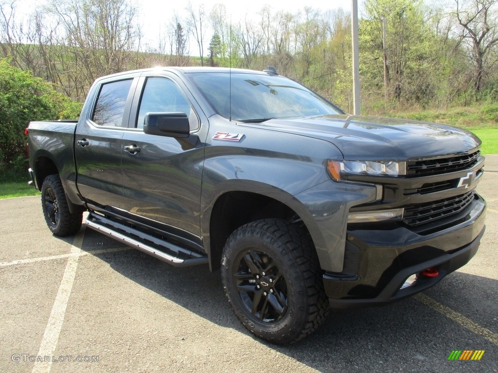 2019 Silverado 1500 LT Z71 Trail Boss Crew Cab 4WD - Shadow Gray Metallic / Jet Black photo #7